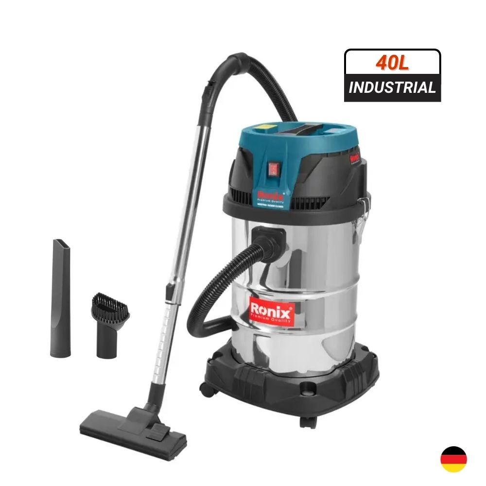 Aspiradora industrial 1400W 40L RONIX 1241